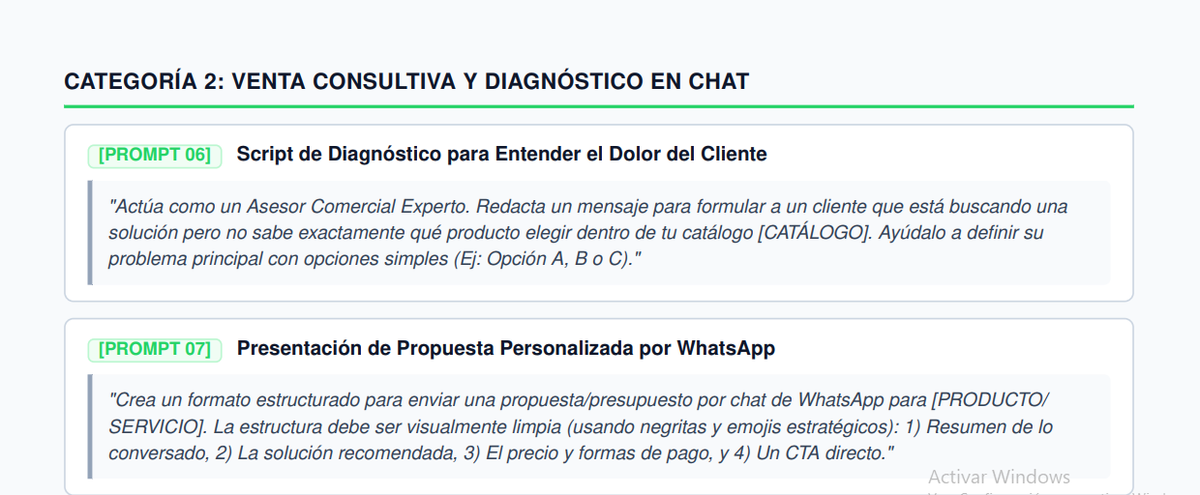 200 Prompts para ChatGPT: Vendé más en WhatsApp e Instagram 🤖