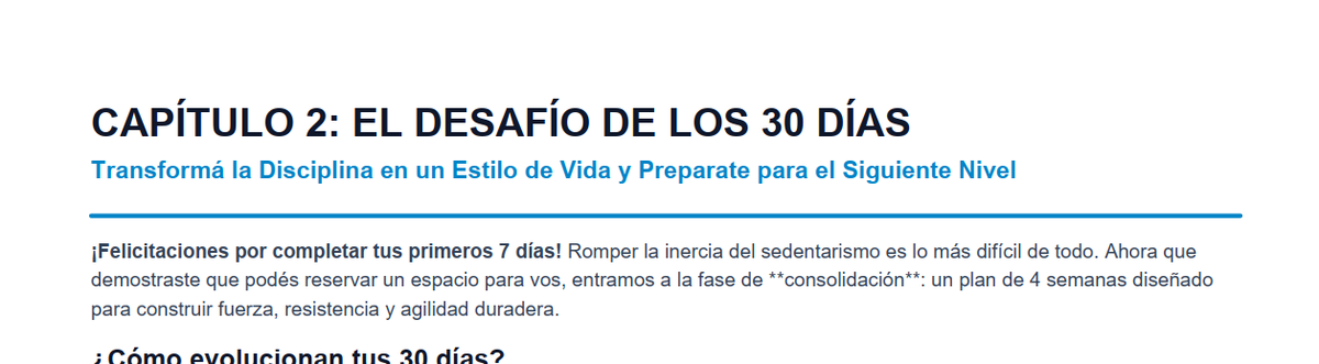 Planificación de Entrenamiento 30 días en casa -Base.