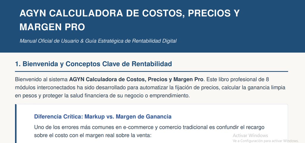 Calculadora de Precios.