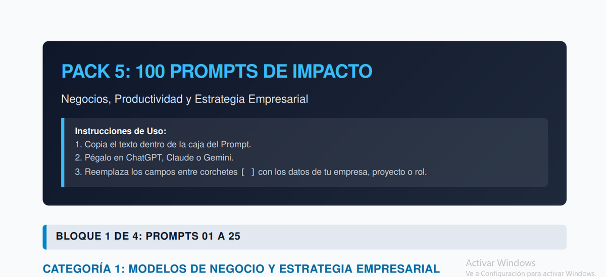 Prompts de IA para E-commerce: Más ventas, más rentabilidad.