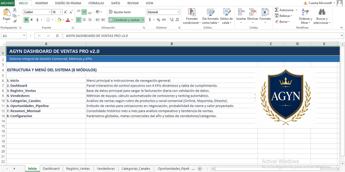 Dashboard de Ventas — Controlá tu negocio al instante.