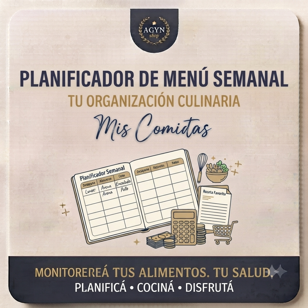Planificador de Menu semanal.