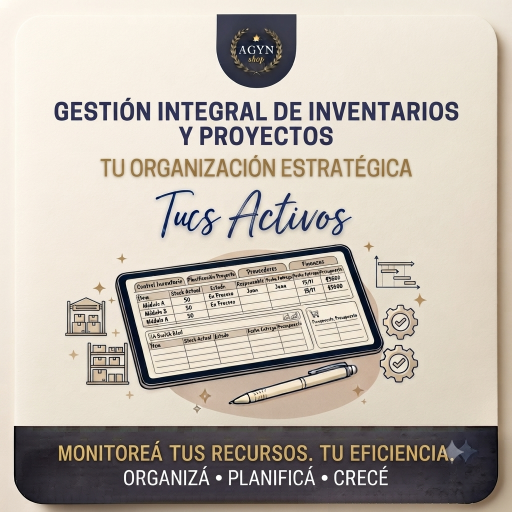 Inventario y Proyectos.